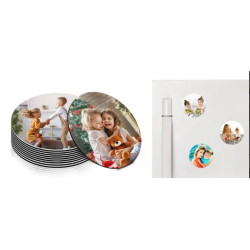 Round Fridge Magnet For Kitchen Office Decorative